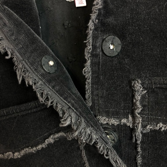 LaClasseCouture black corduroy embroidered blazerM - Picture 13 of 16